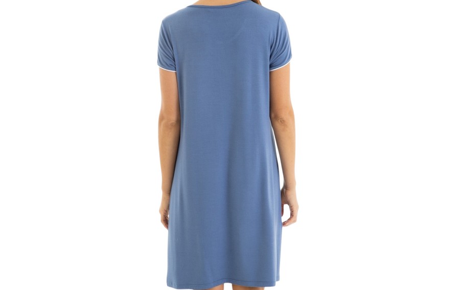 Koszula nocna damska rozm. L Bamboo Blue T04 L257251