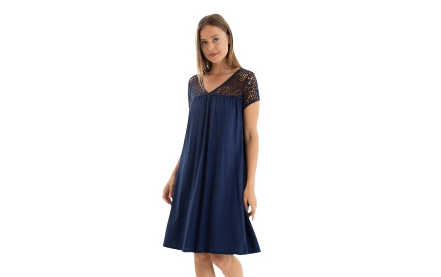 Sukienka plażowa rozm. M Navy Blue L257440