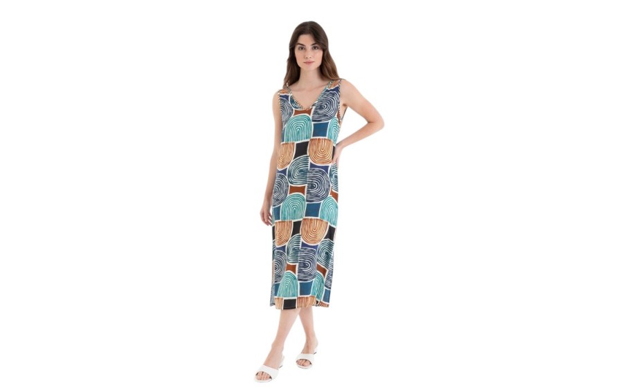 Sukienka plażowa midi rozm. M Bluish L257426 bez rękawów