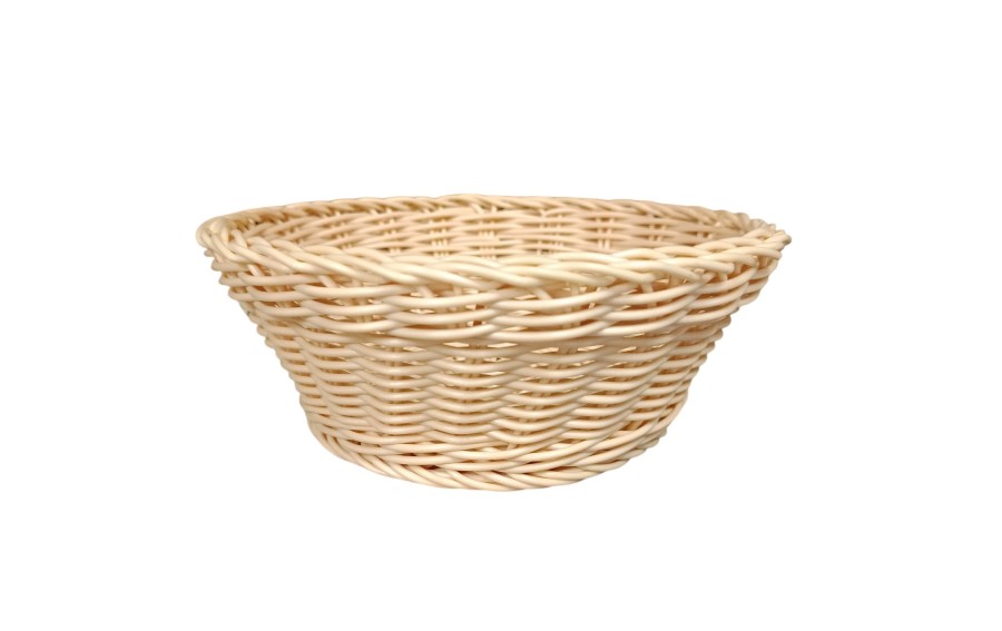Koszyk okrągły 20 cm Sino kremowy