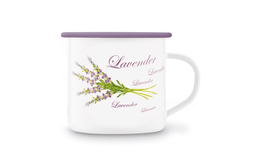 Kubek emaliowany 700 ml Lawenda