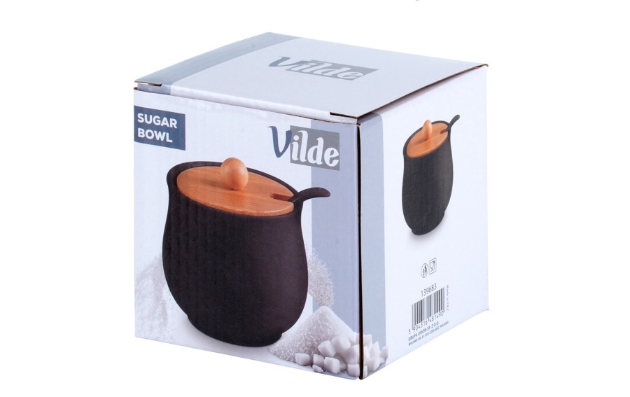 Cukierniczka ceramiczna 250 ml czarna Vilde