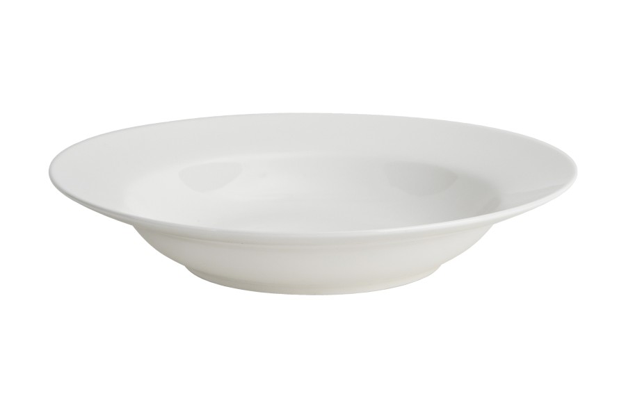 Talerz głęboki 22 cm Krem Stock