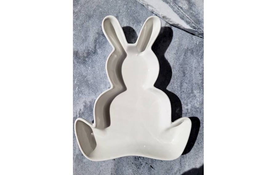 Patera porcelanowa Królik 20 cm
