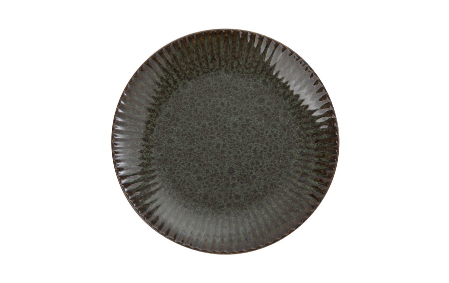 Talerz deserowy 21,2 cm Jade Stoneware zielony