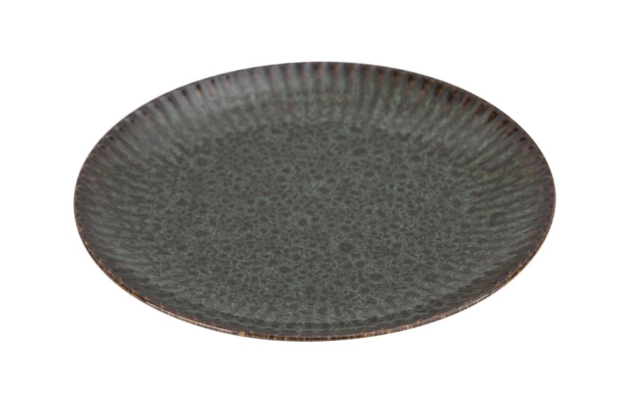 Talerz deserowy 21,2 cm Jade Stoneware zielony