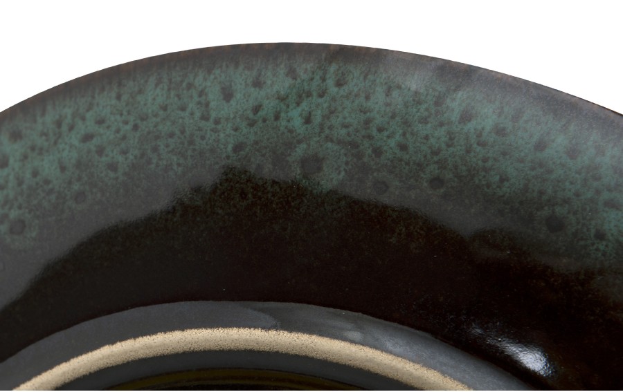 Talerz obiadowy 27,5 cm Jade Stoneware zielony