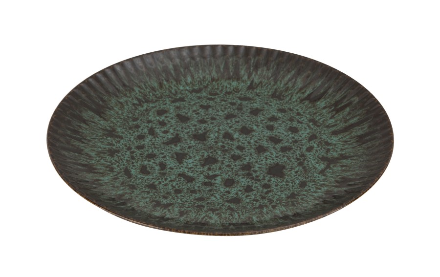 Talerz obiadowy 27,5 cm Jade Stoneware zielony
