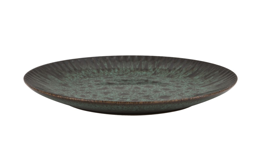 Talerz obiadowy 27,5 cm Jade Stoneware zielony