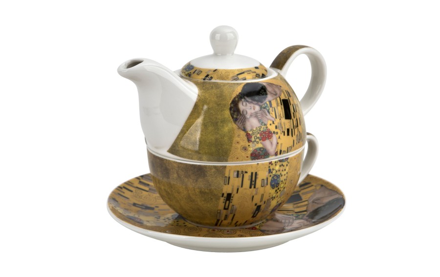 Filiżanka z dzbankiem i zaparzaczem Tea for One The Kiss Classic