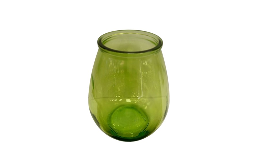 Wazon szklany 23 cm zielony 4856 San Miguel recykling DB22