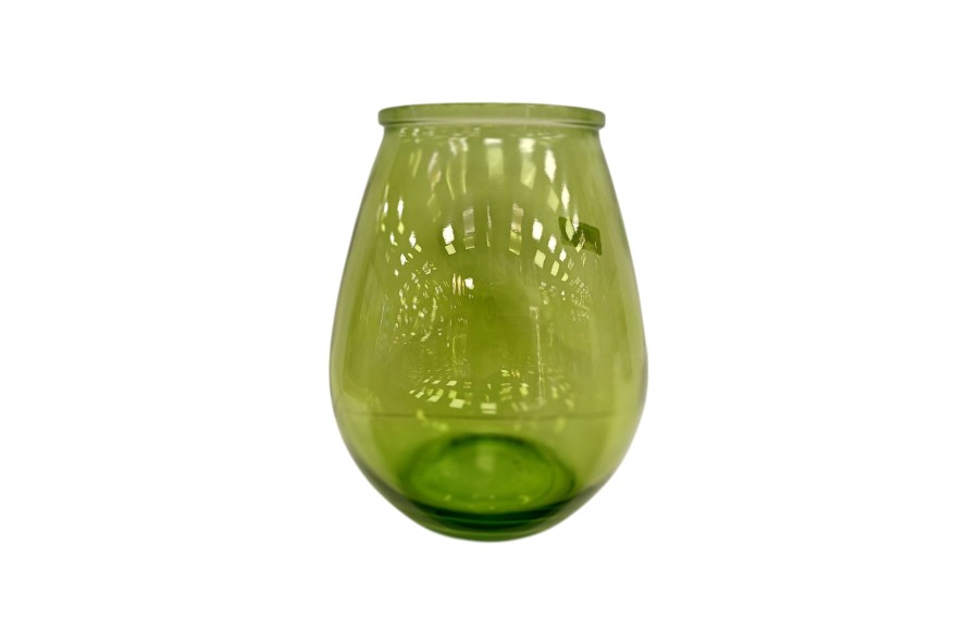 Wazon szklany 23 cm zielony 4856 San Miguel recykling DB22