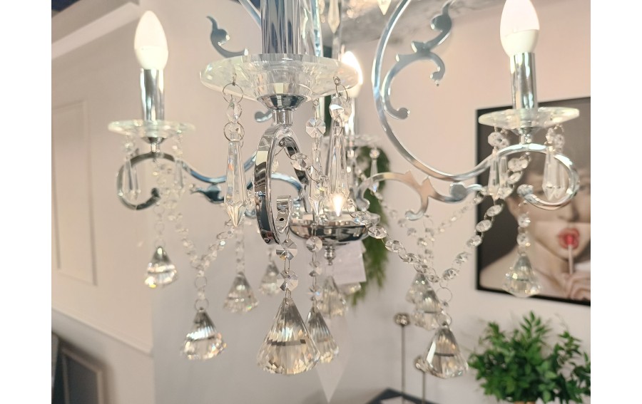Lampa sufitowa kryształowa Ampiro 4765/8
