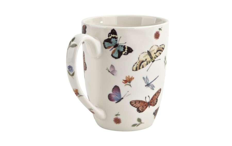 Komplet 2 kubków porcelanowych 350 ml Butterflies