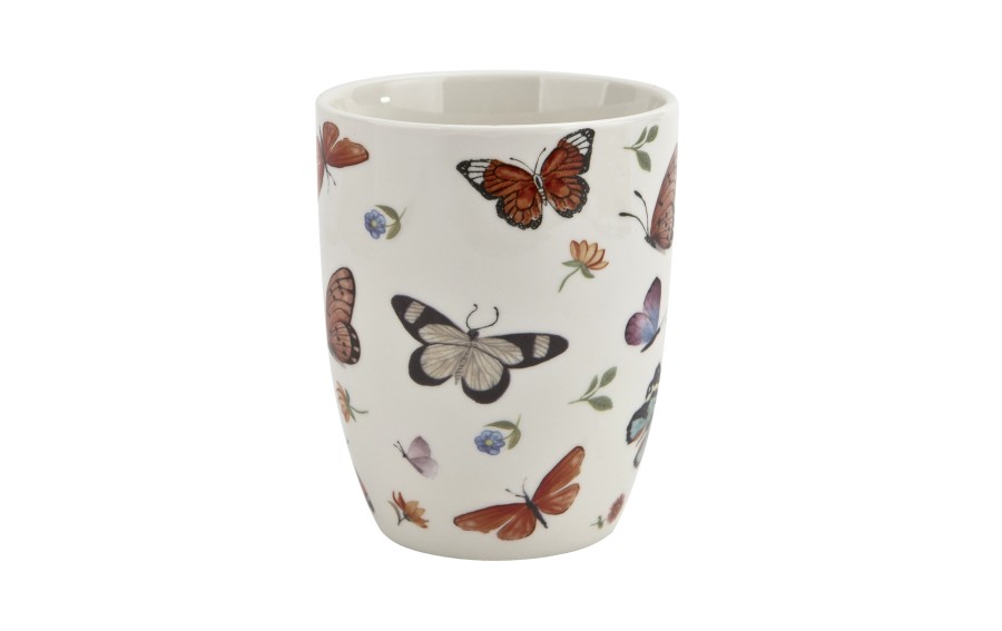 Komplet 2 kubków porcelanowych 350 ml Butterflies