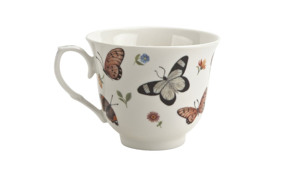 Filiżanka porcelanowa 250 ml + spodek Butterflies