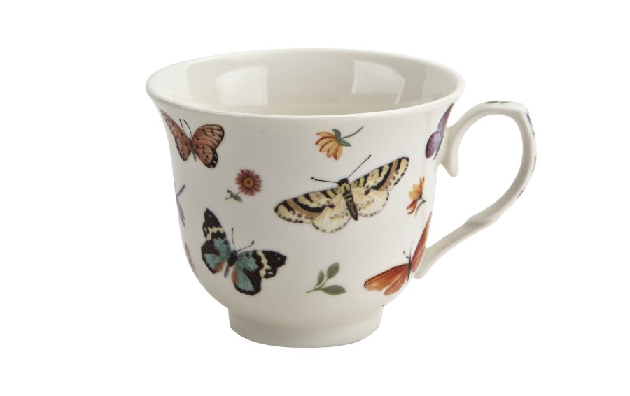 Filiżanka porcelanowa 250 ml + spodek Butterflies