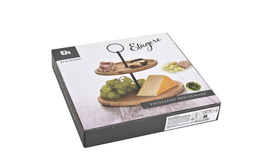 Patera bambusowa 2-piętrowa Orion