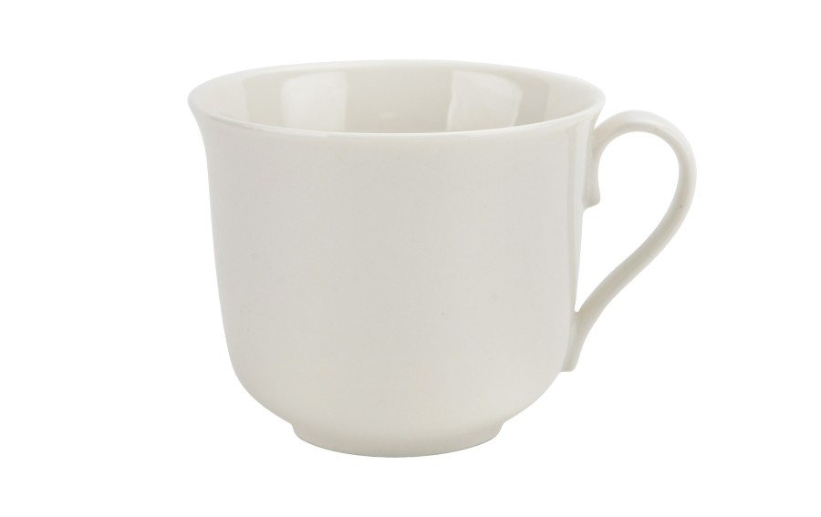 Filiżanka porcelanowa 400 ml + spodek Bella krem