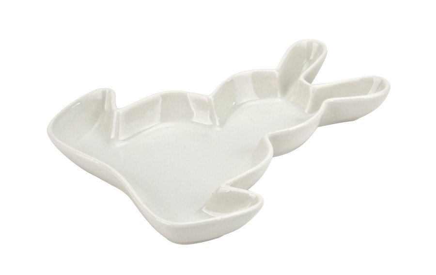 Patera porcelanowa Królik 20 cm