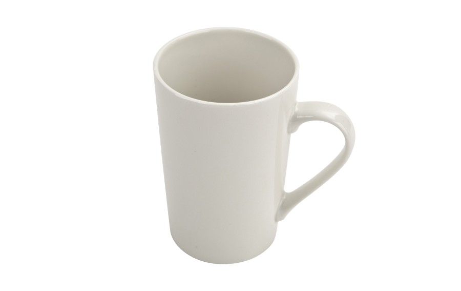 Kubek ceramiczny 400 ml prosty Lily kremowy