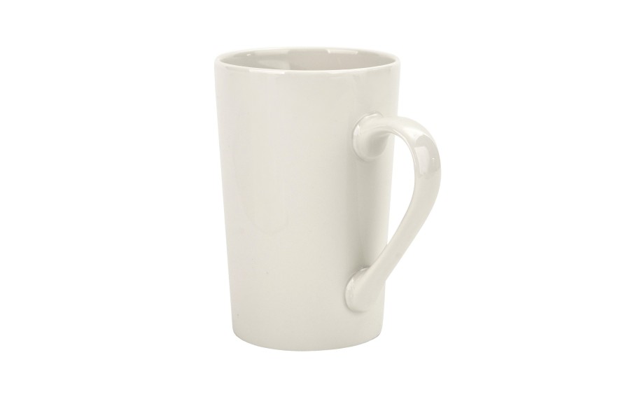 Kubek ceramiczny 400 ml prosty Lily kremowy
