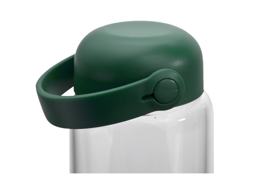 Szklana butelka na wodę 540 ml Fuori zielona