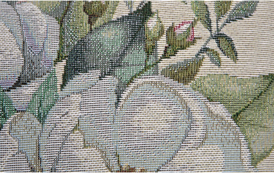 Poszewka dekoracyjna 45x45 cm Biała Piwonia 1372A