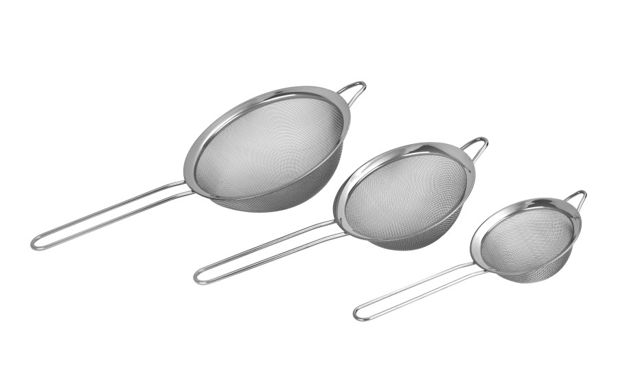 Zestaw 3 sitek cedzakowych Ø10/14/18 cm Kinghoff