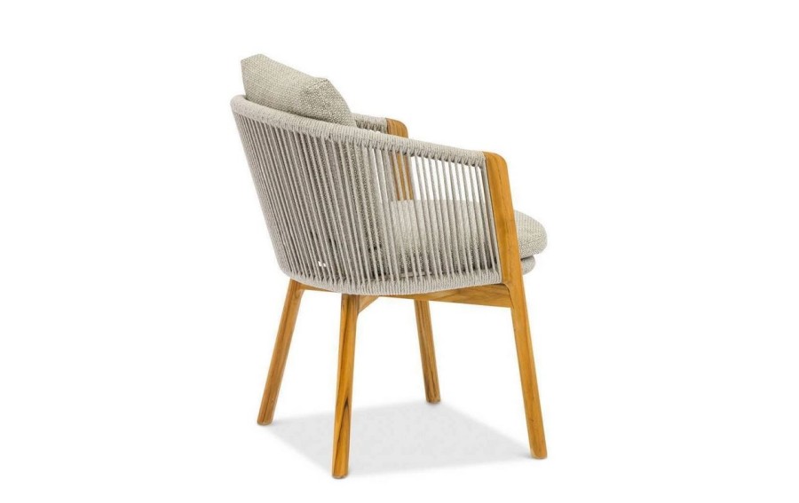 Krzesło ogrodowe HAVEN teak mokka