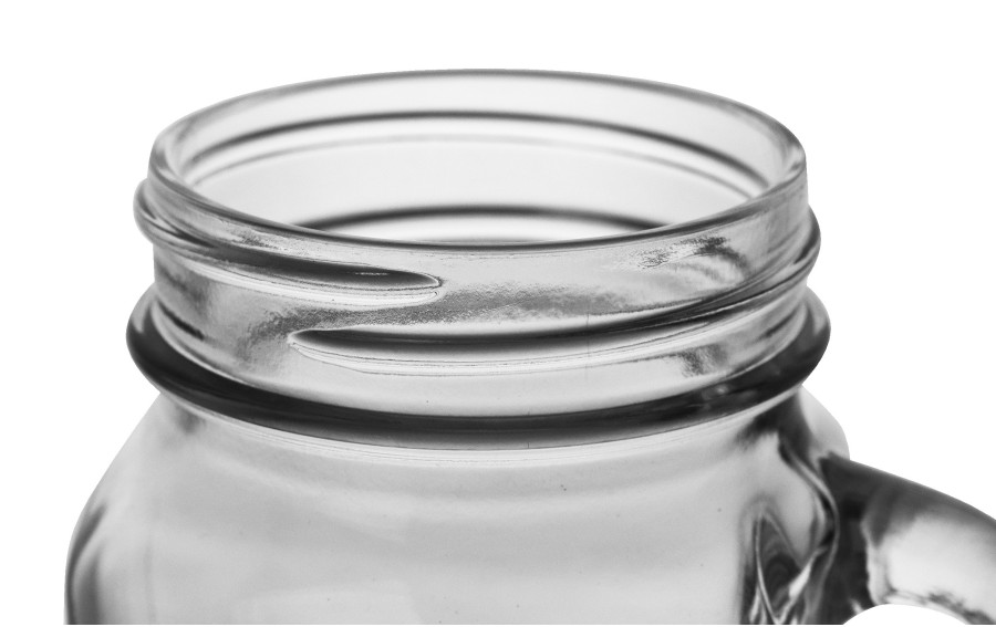 Słoik z uchem/kubek 488 ml Drinking Jars bez pokrywki