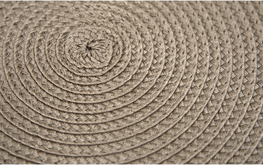 Mata dekoracyjna 38 cm Round 81363 Latte