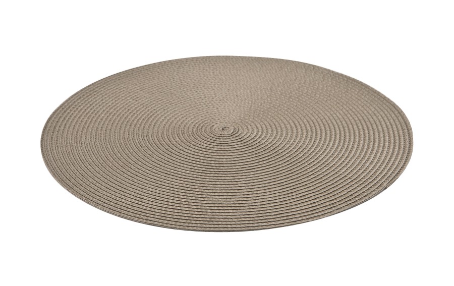 Mata dekoracyjna 38 cm Round 81363 Latte