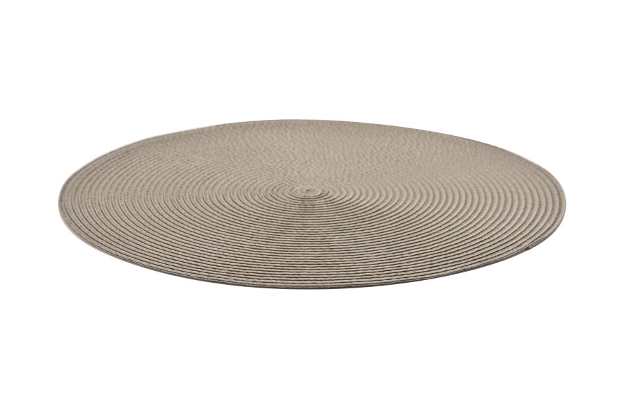 Mata dekoracyjna 38 cm Round 81363 Latte