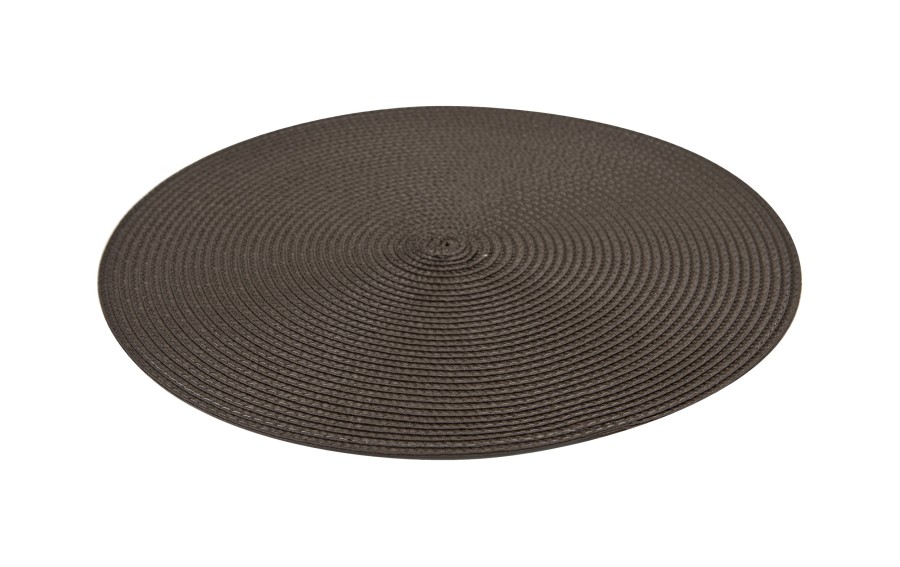 Mata dekoracyjna 38 cm Round 81363 Brązowa