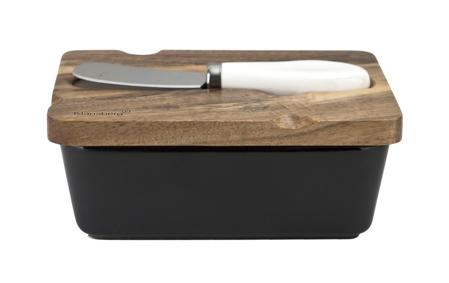 Maselnica ceramiczna z nożem KB-7784 czarna