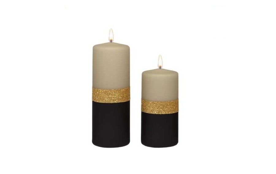 Świeca pieńkowa 15 cm Lumine Mat Caffe Latte 150/70