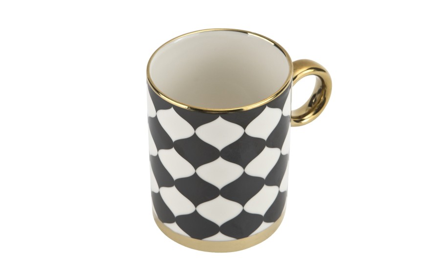 Kubek porcelanowy 350 ml Gold Dream dek. III wysoki