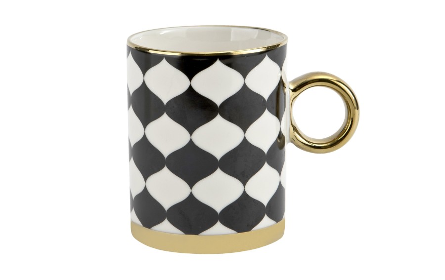 Kubek porcelanowy 350 ml Gold Dream dek. III wysoki