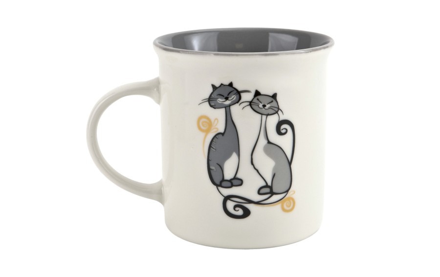 Kubek porcelanowy 330 ml Filemon Kotki Dwa