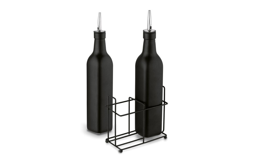 Butelki na ocet lub oliwę ze stojakiem 500 ml  Tadar