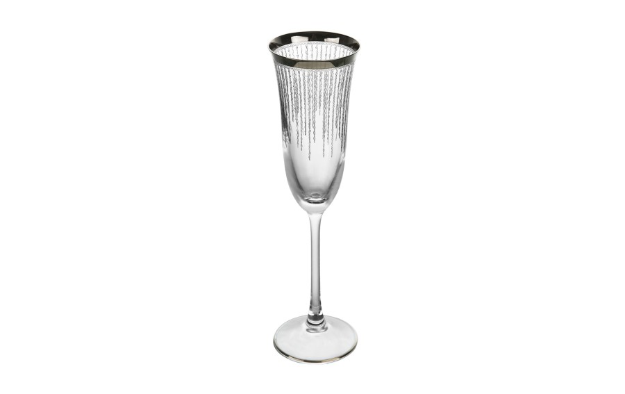 Komplet 6 kieliszków do szampana 160 ml Koral Platinium