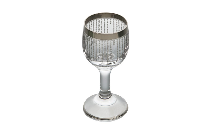 Komplet 6 kieliszków do wódki 25 ml Koral Platinium
