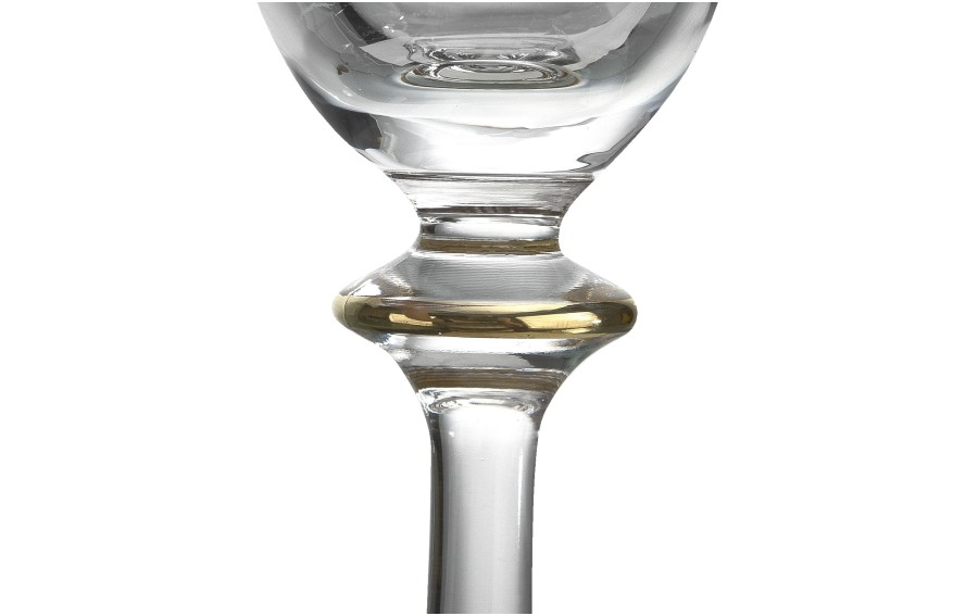 Komplet 6 kieliszków do szampana 190 ml Koral Gold