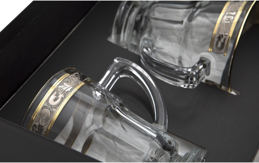 Komplet 2 filiżanek do herbaty/kawy 230 ml Royal Gold