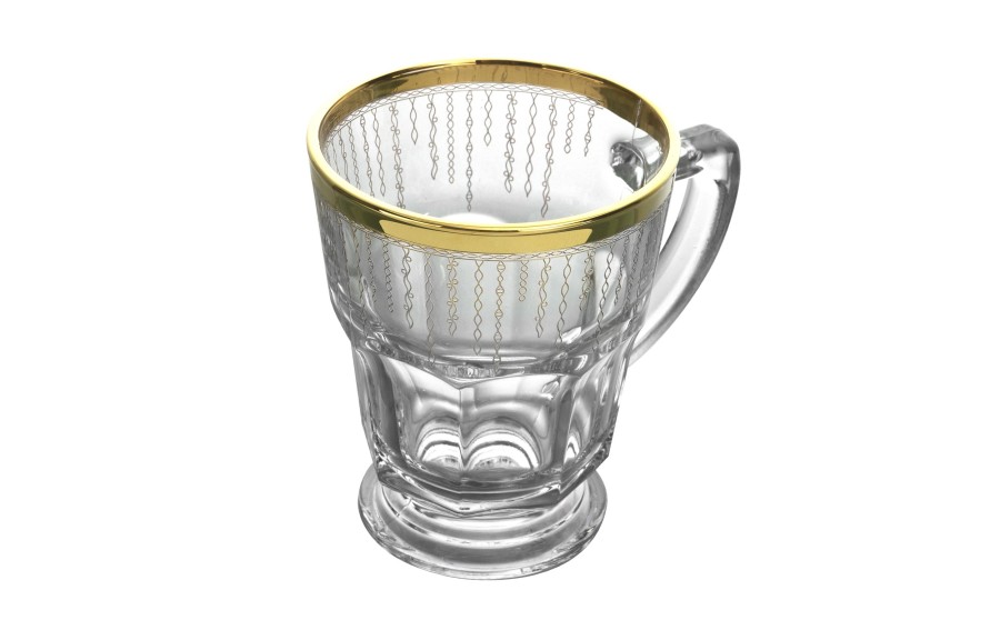 Komplet 2 filiżanek do herbaty/kawy 230 ml Koral Gold