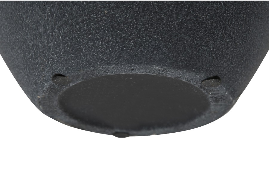 Wazon ceramiczny 27 cm szaro-złoty 179097