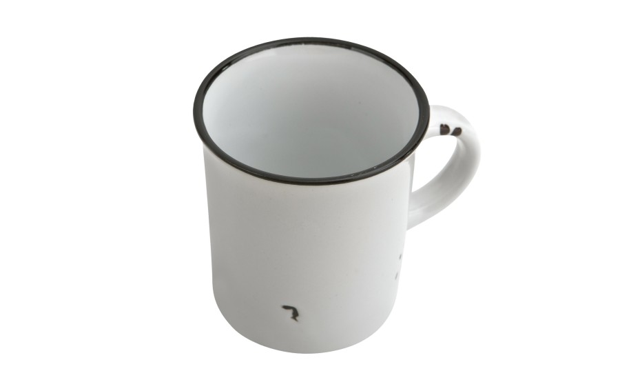 Kubek ceramiczny 320 ml Garnuszek biały