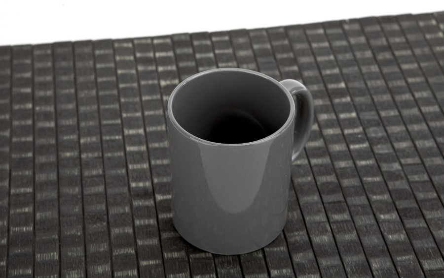 Kubek ceramiczny 300 ml ciemny szary