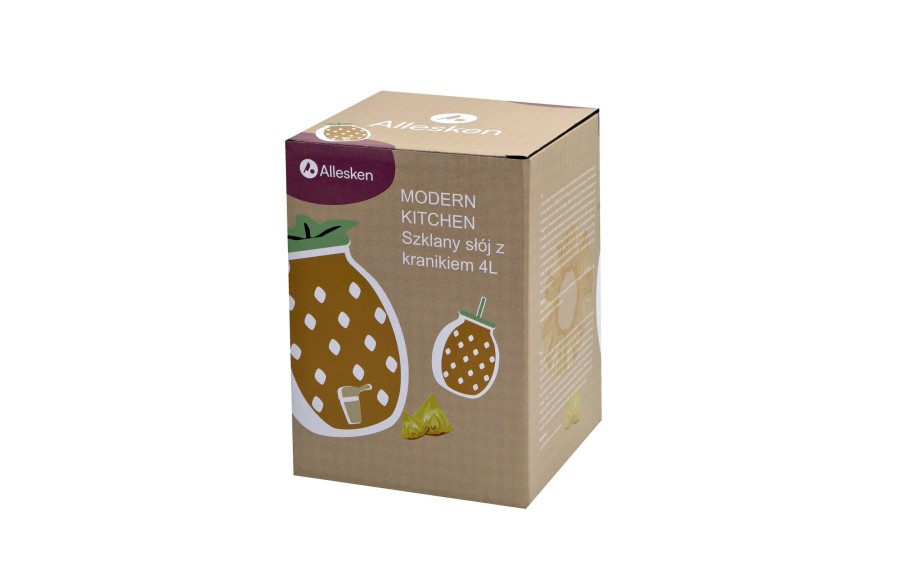 Słoik z kranem 4 L Ananas 6179